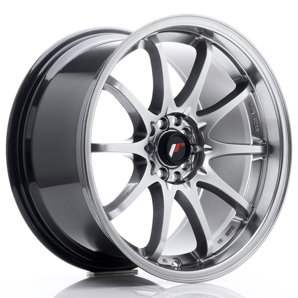 Japan Racing JR-5 18x9.5" 5x114.3 ET22, Hyper Black
