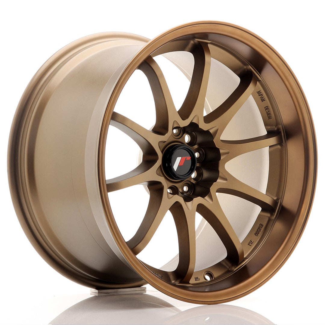 Llanta Japan Racing JR-5 18x10,5" 5x114.3 ET12 bronce anodizado oscuro
