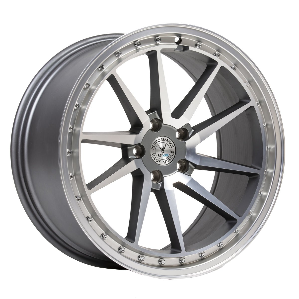 Llanta 59°North S-001 19x9,5" 5x112 ET40 plata mecanizada