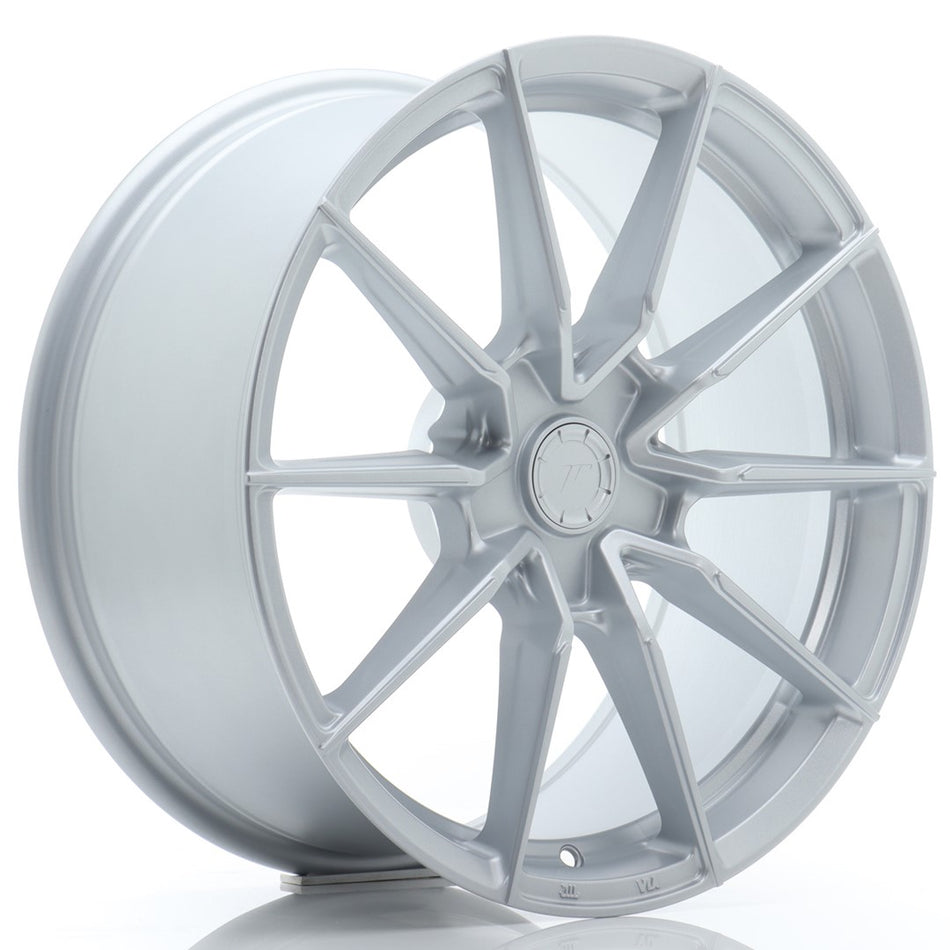 Japan Racing SL-02 Super Light 18x8" (5 hole custom PCD) ET20-40, Machined Silver