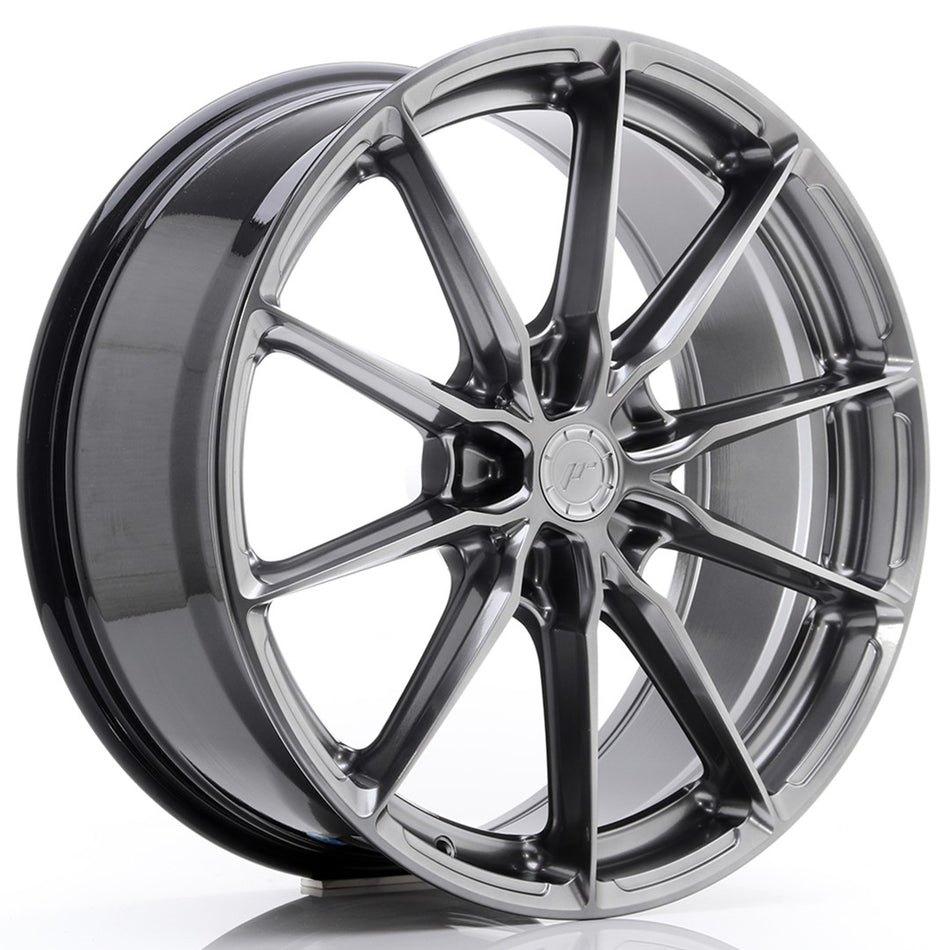 Japan Racing JR-37 20x8.5" (5 hole custom PCD) ET20-45, Hyper Black