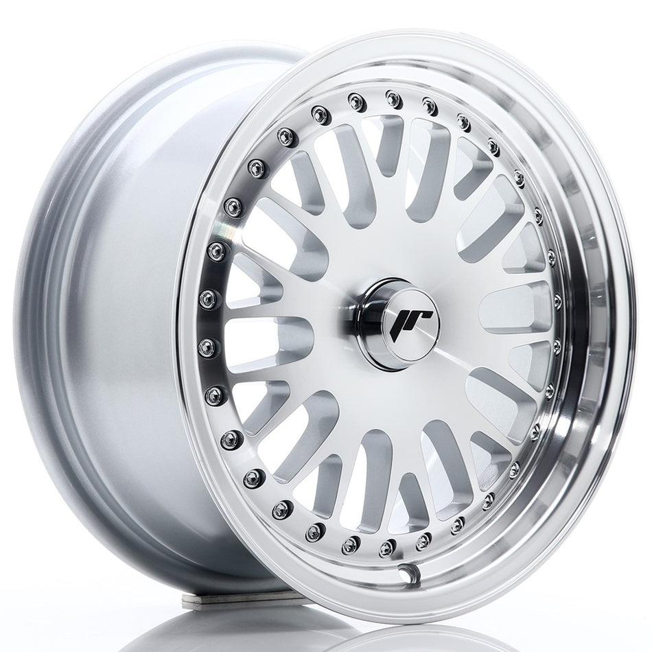 Japan Racing JR-10 15x7" (4 & 5 hole custom PCD) ET30, Machined Silver