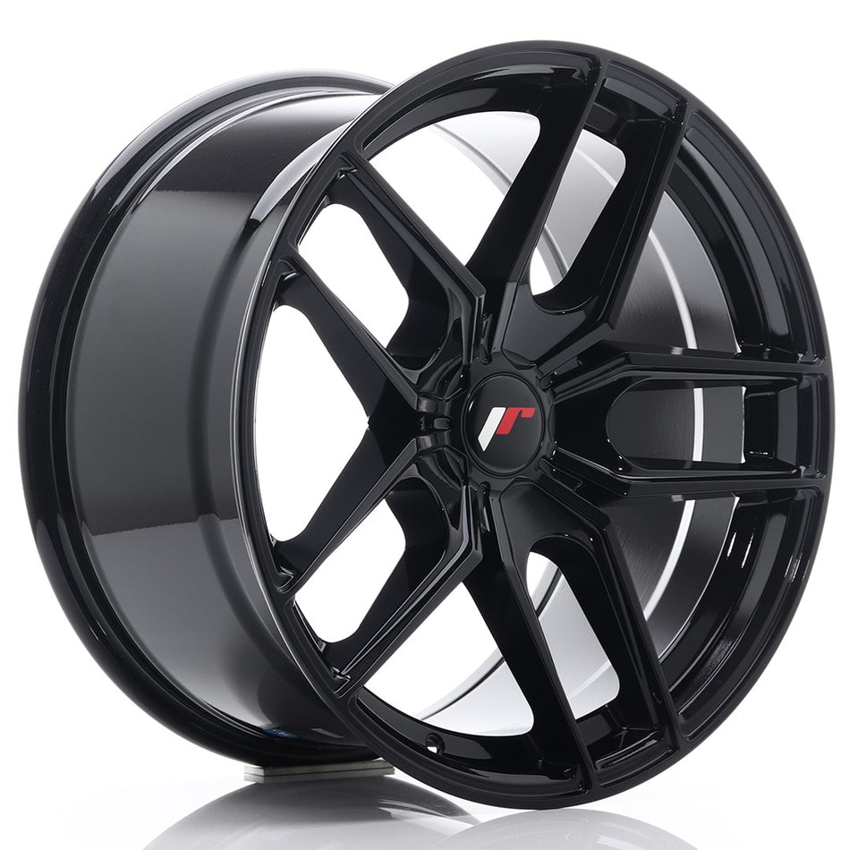 Japan Racing JR-25 Extreme Concave 18x9.5" (5 hole custom PCD) ET20-40, Gloss Black