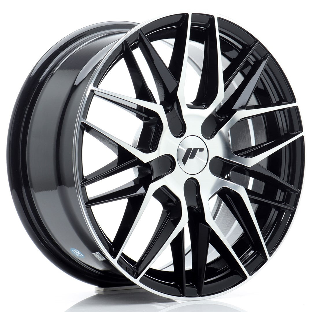 Llanta Japan Racing JR-28 16x7" a medida ET20-40 negro brillo