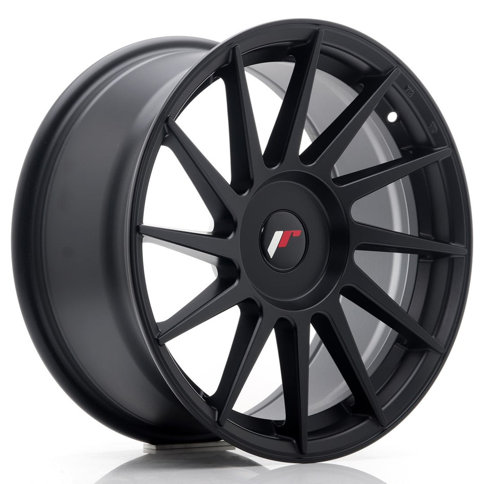 Japan Racing JR-22 17x8" (4 & 5 hole custom PCD) ET25-35, Flat Black