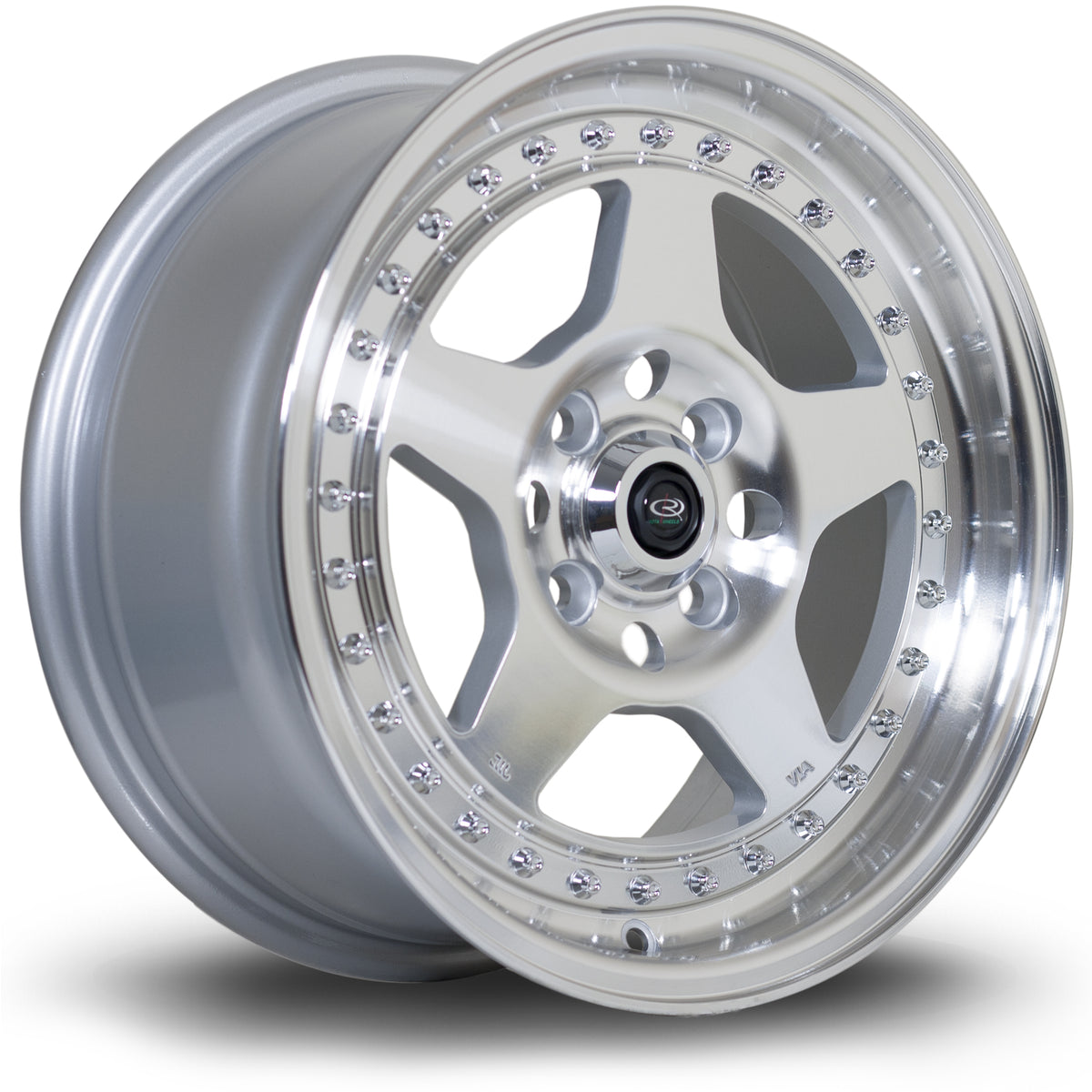 Llanta Rota Kyusha 15x7" 4x100 ET38 plata