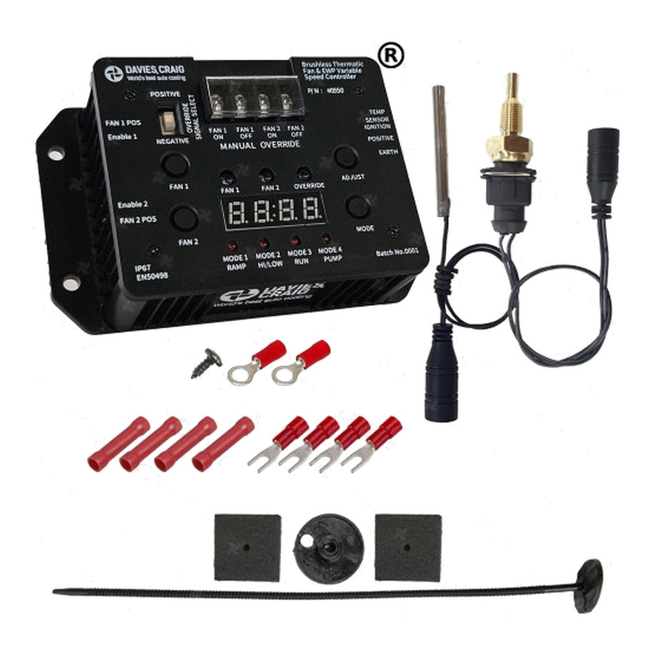 Controlador de velocidad variable Davies Craig para motores brushless, sonda 1/4" NPT