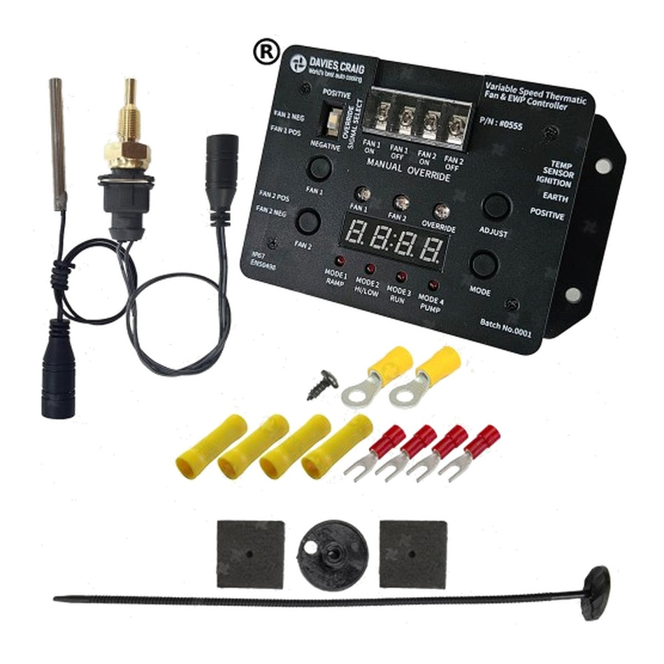Controlador de velocidad variable Davies Craig para motores de escobillas, sonda 1/4" NPT