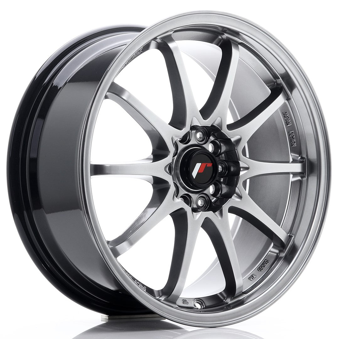 Llanta Japan Racing JR-5 18x8" 5x114.3 ET35 negro hyper