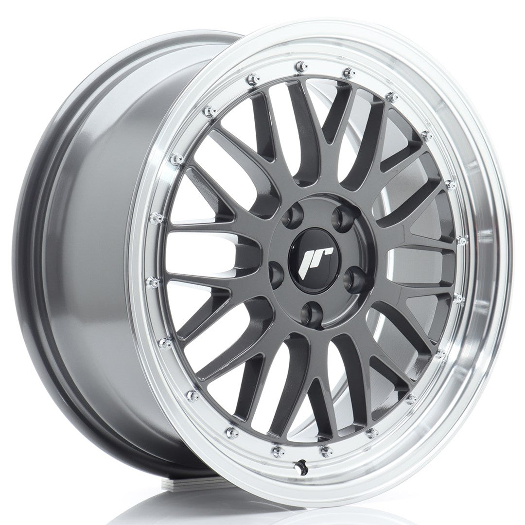 Llanta Japan Racing JR-23 18x8" 5x112 ET40 gris hyper