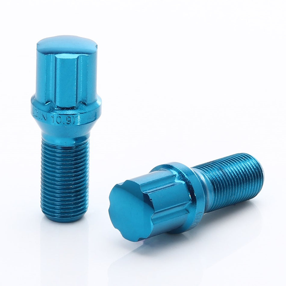 Blue JB1 Wheel Bolts M14x1.25 (Pack of 20)