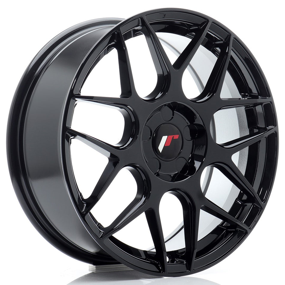 Japan Racing JR-18 17x7" (5 hole custom PCD) ET20-40, Gloss Black
