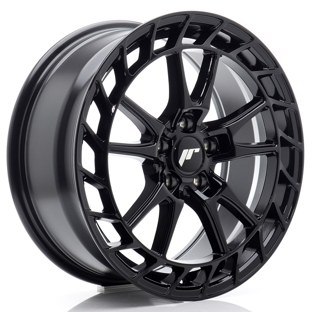Llanta Japan Racing JR-45 18x8" 5x112 ET45 negro brillo
