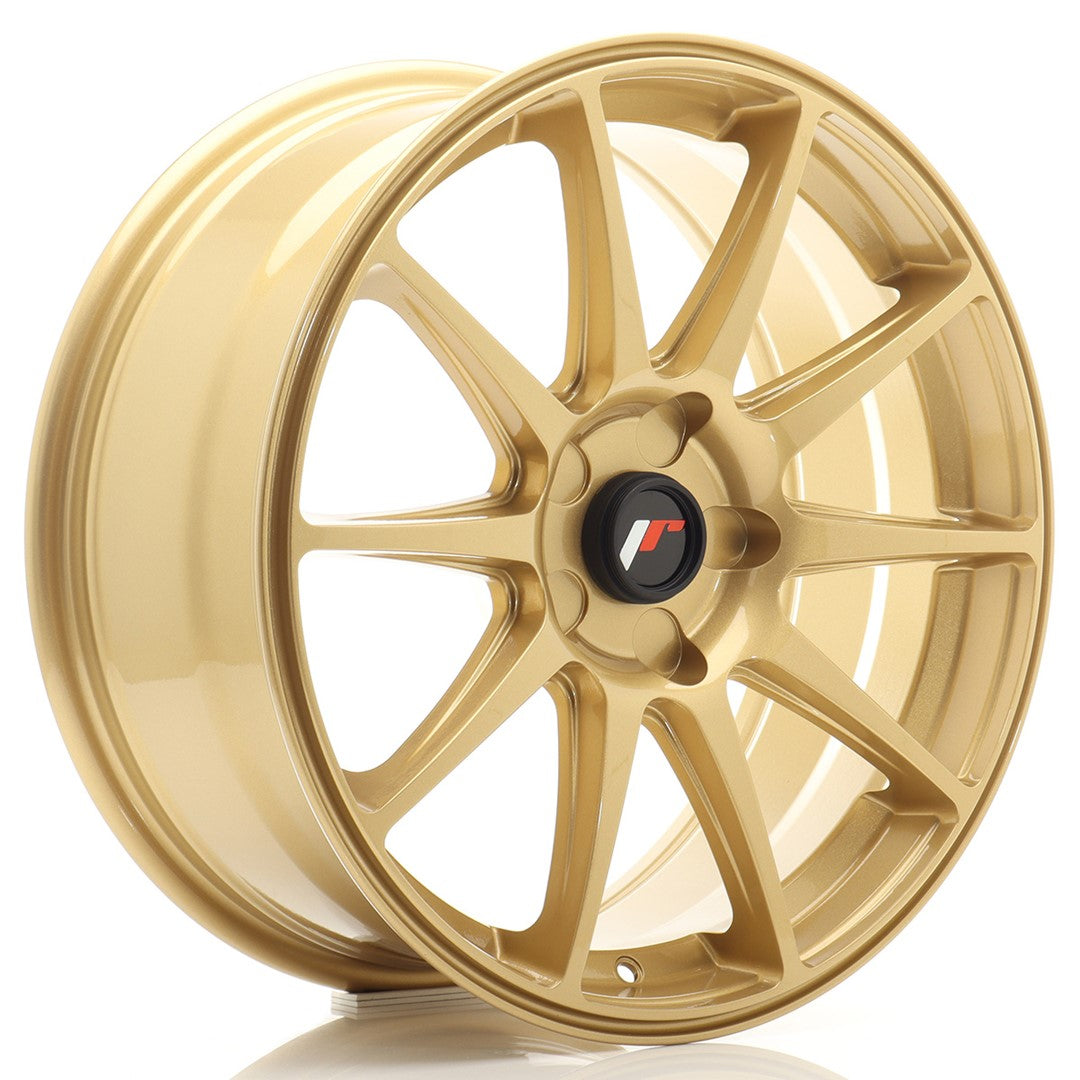 Llanta Japan Racing JR-11 18x7,5" 5 tornillos a medida ET20-40 dorado
