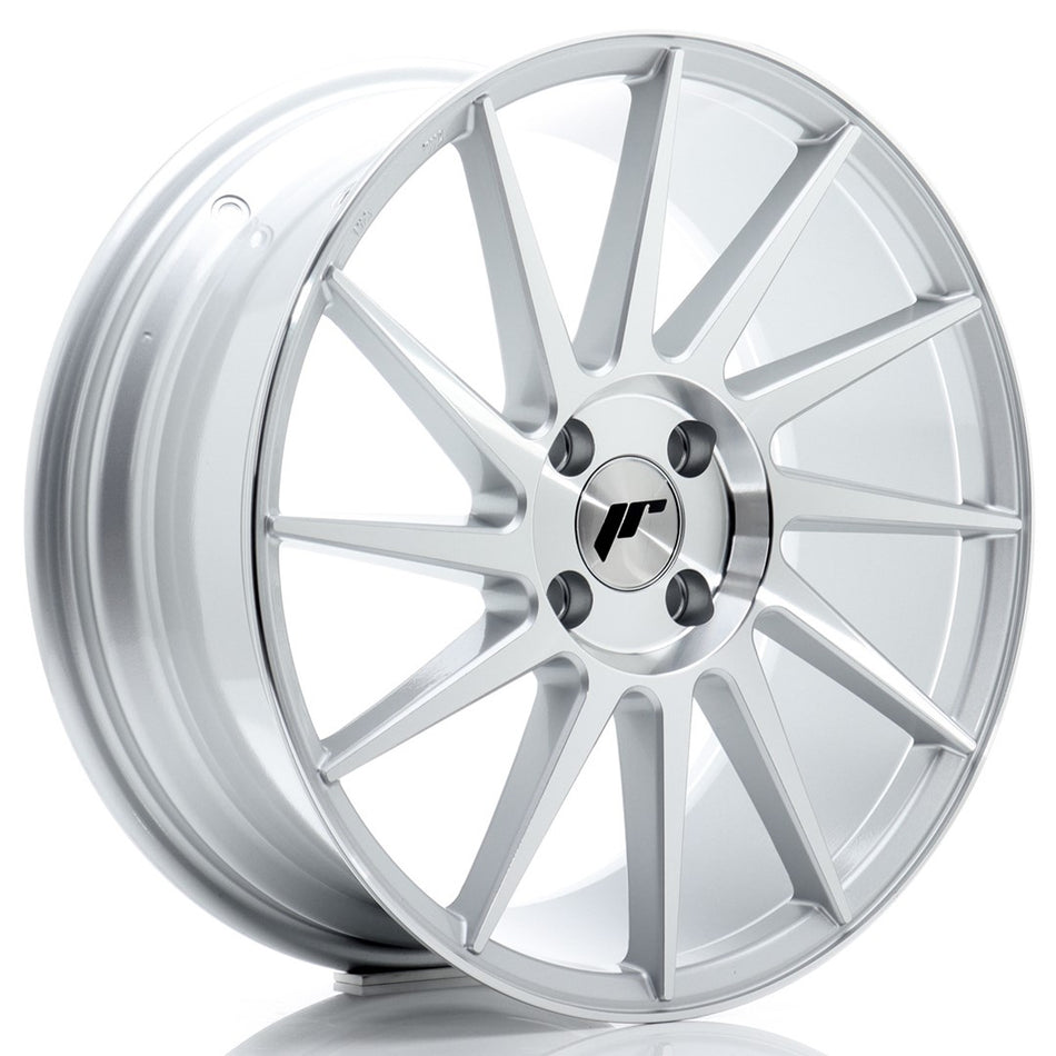 Japan Racing JR-22 18x7.5" 4x108 ET35, Machined Silver