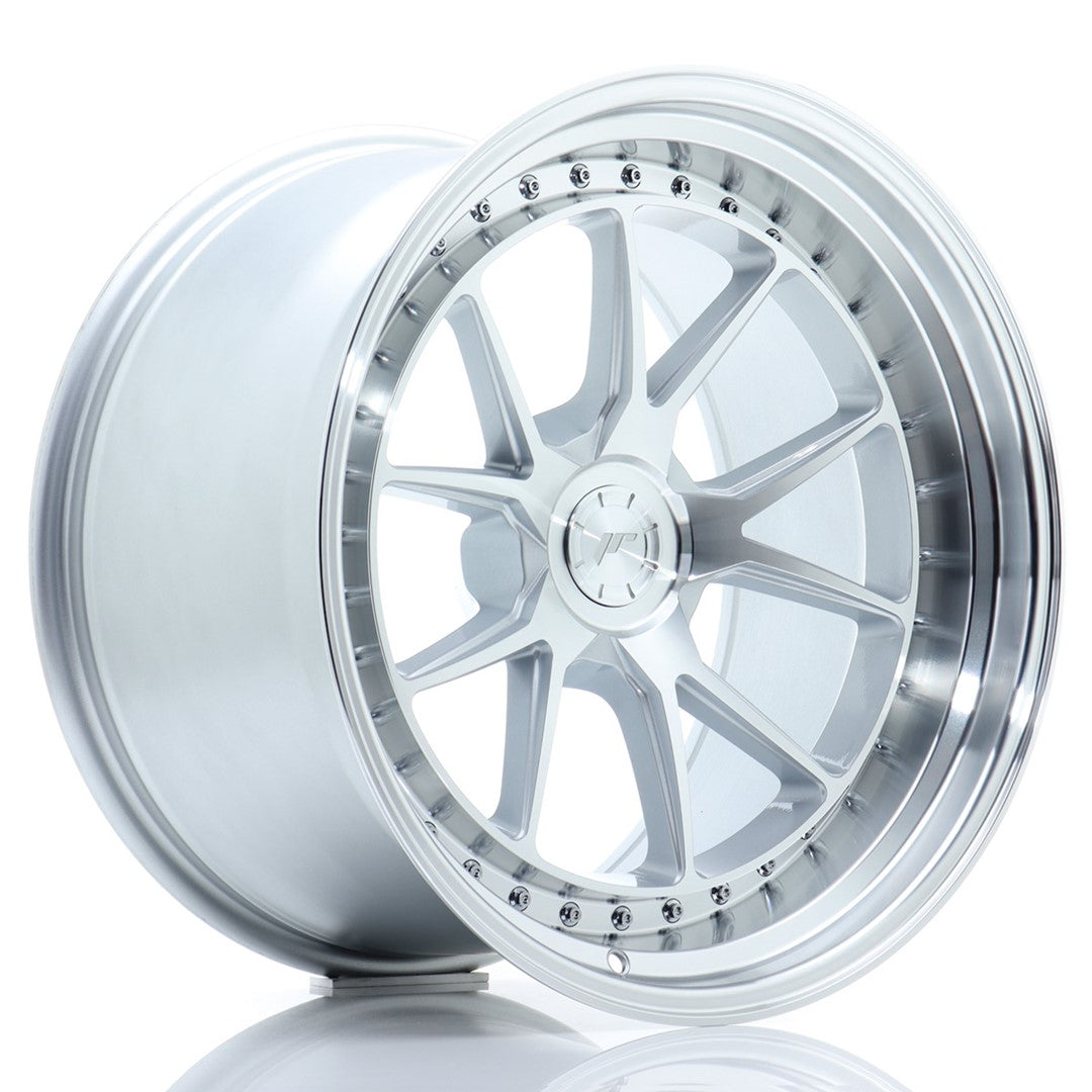 Llanta Japan Racing JR-39 19x11" 5 tornillos a medida ET0-25 plata