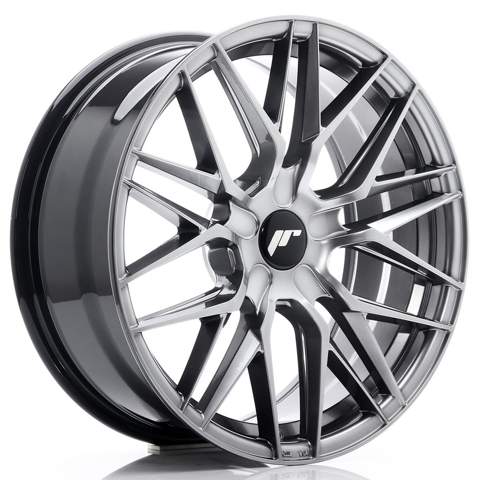 Japan Racing JR-28 18x7.5" (4 & 5 hole custom PCD) ET20-40, Hyper Black