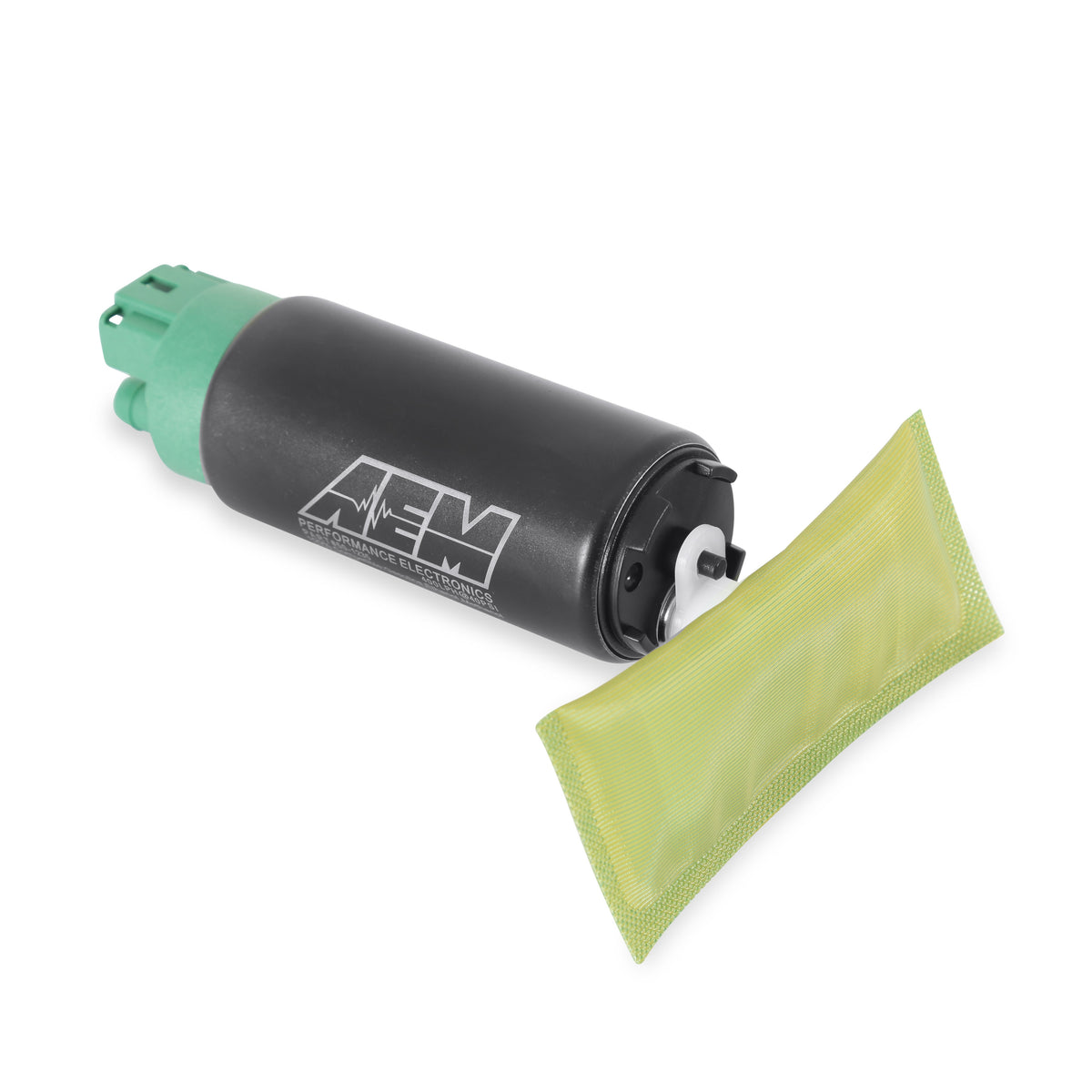 Bomba de gasolina AEM 400 l/h compacta para E85, salida simple