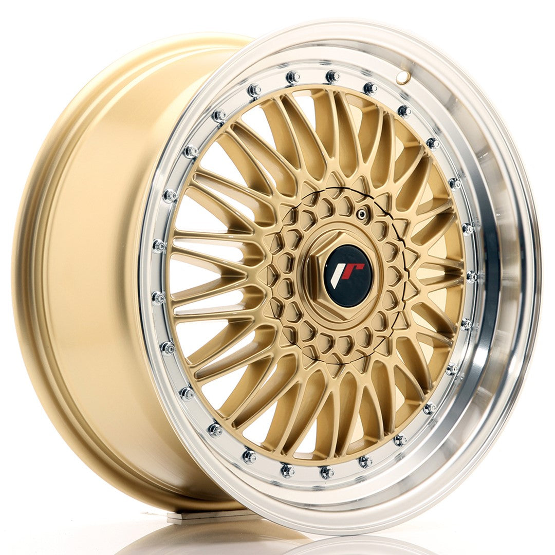 Llanta Japan Racing JR-9 18x8" a medida ET35-40 dorado