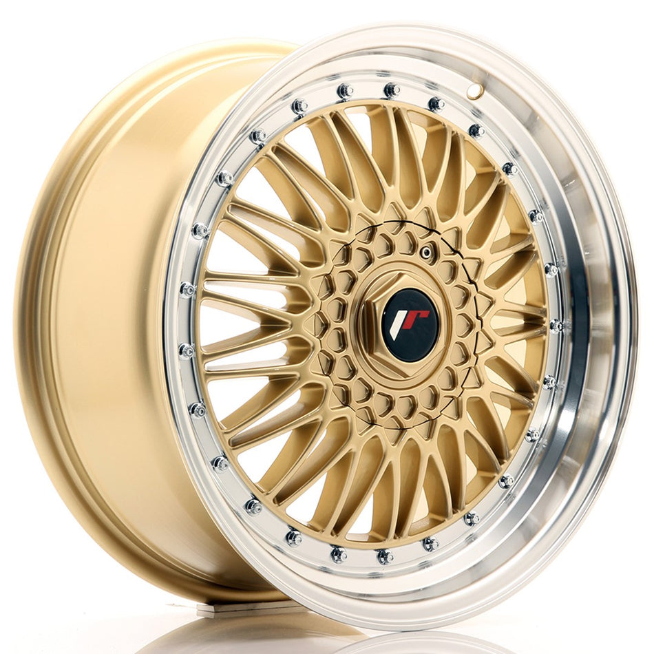 Japan Racing JR-9 18x8" (4 & 5 hole custom PCD) ET35-40, Gold