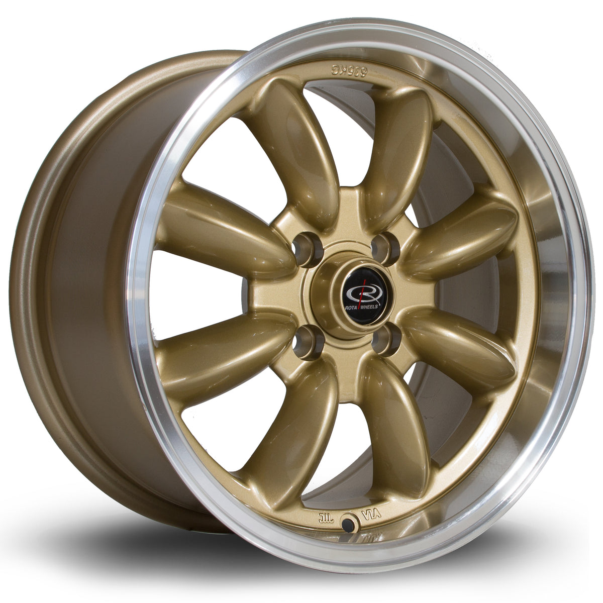 Llanta Rota RB 15x8" 4x100 ET30 dorado