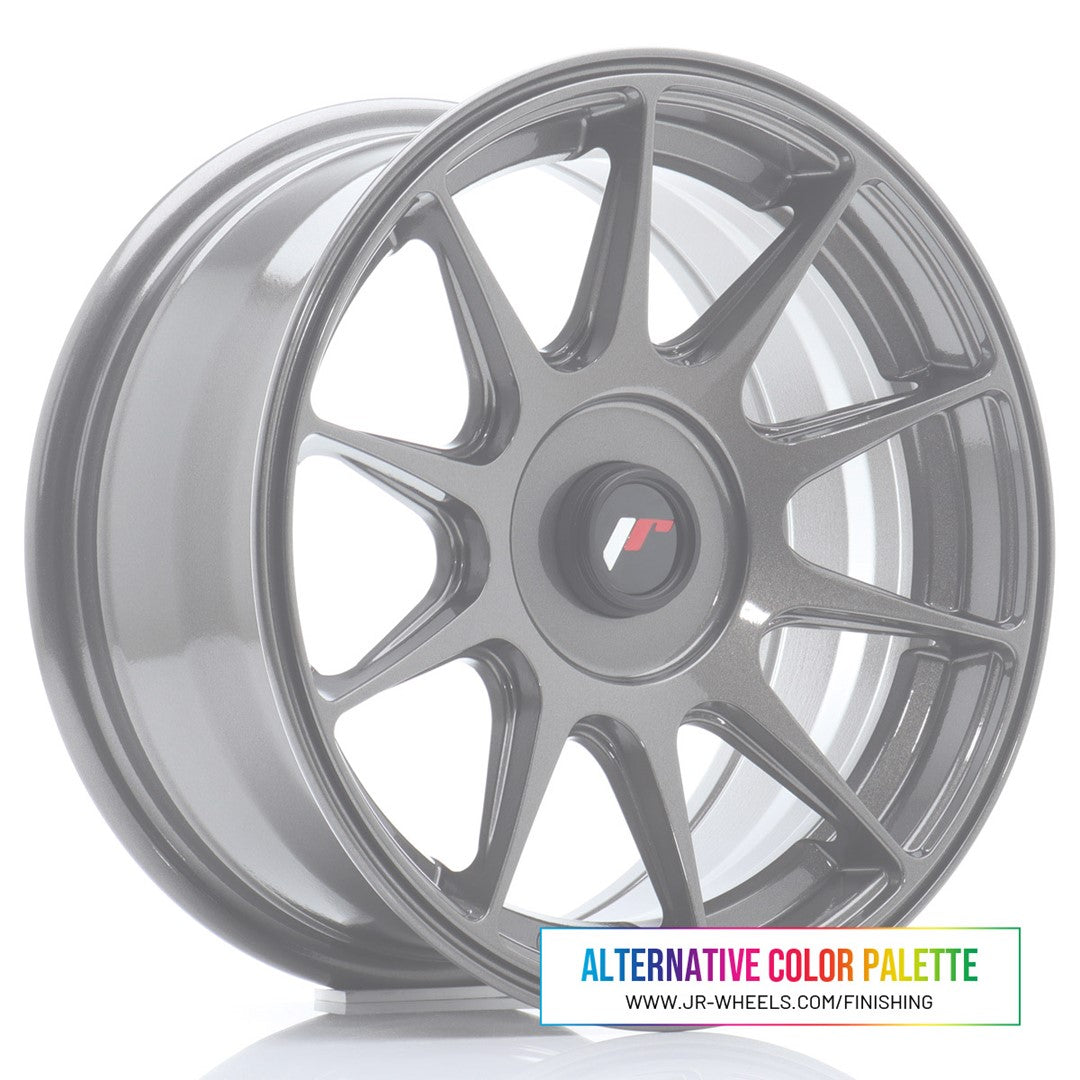 Llanta Japan Racing JR-11 15x7" a medida ET20-30 acabado personalizado