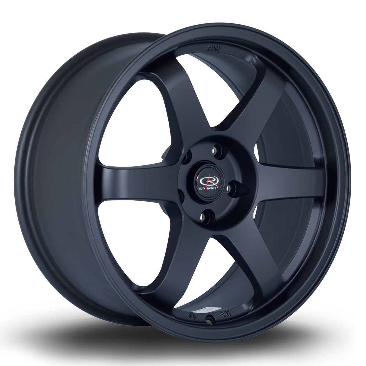 Llanta Rota Grid 18x8,5" 5x100 ET44 negro mate