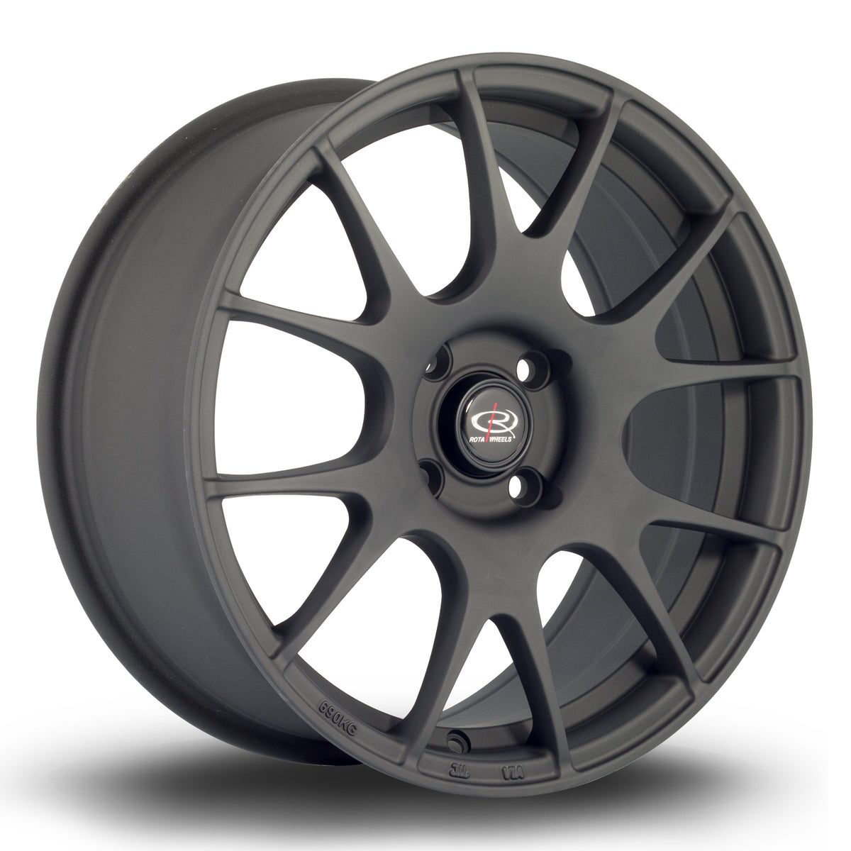 Llanta Rota Blitz 17x7,5" 4x108 ET45 negro satinado