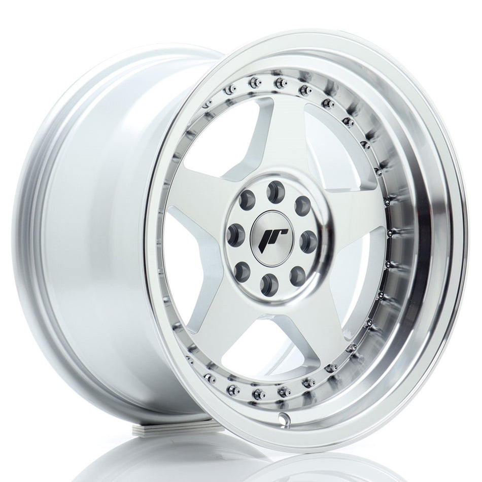 Japan Racing JR-6 16x9" 4x100/108 ET20, Machined Silver