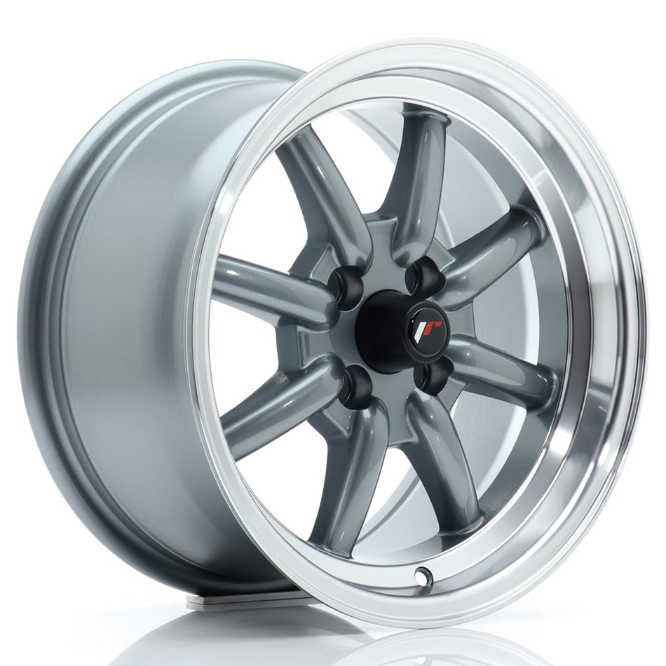 Japan Racing JR-19 15x8" 4x100 ET20, Gunmetal