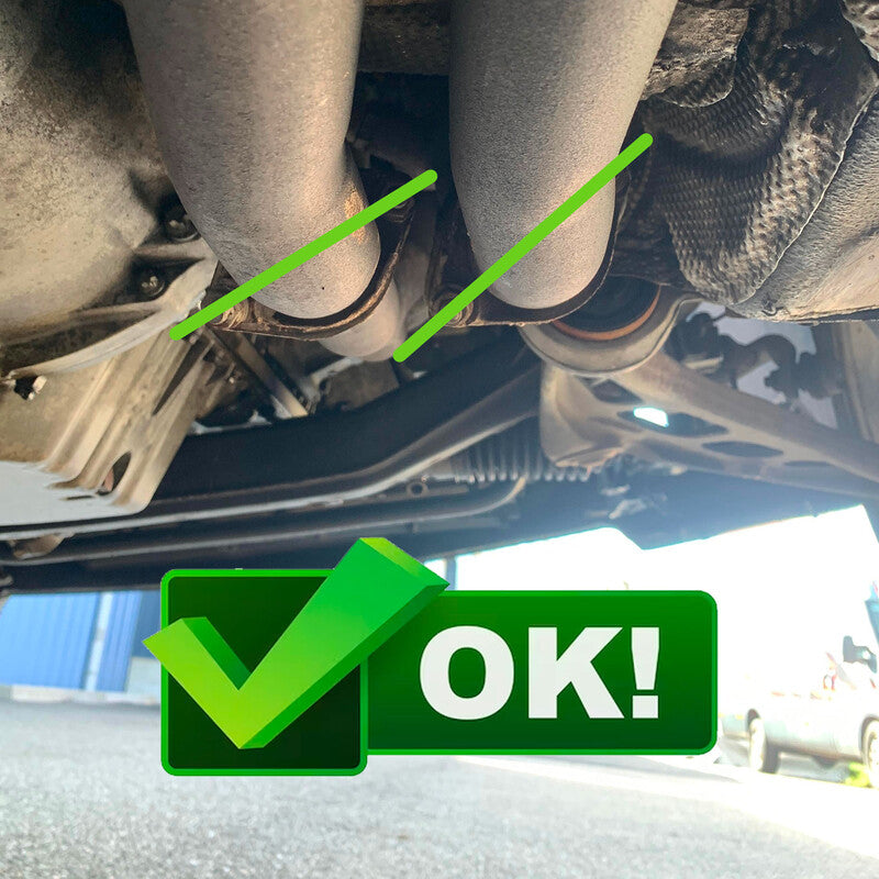 Sistema de escape completo para BMW E46
