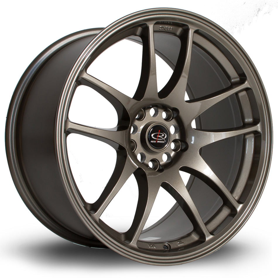 Rota Torque 18x9.5" 5x114.3 ET12, Bronze