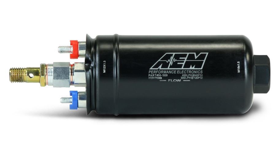 AEM Universal 400 Lph Fuel Pump - Metric Fittings