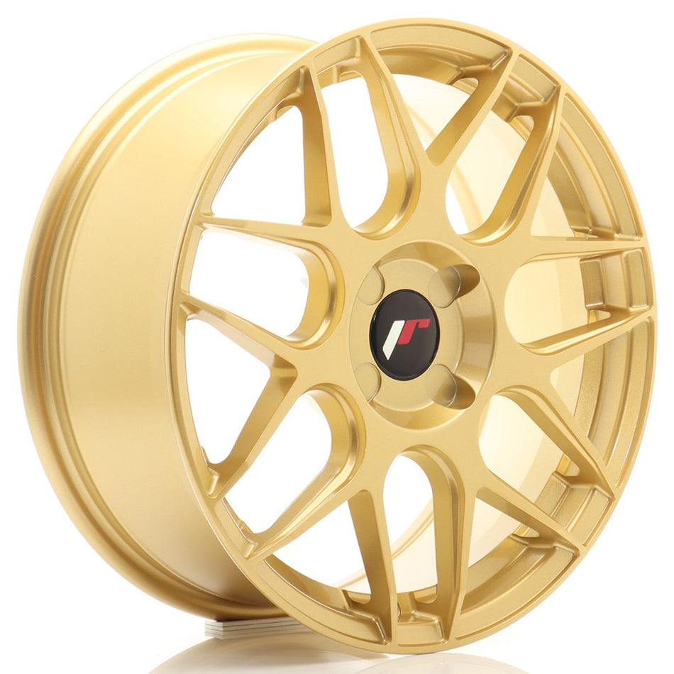 Japan Racing JR-18 17x7" (4 hole custom PCD) ET20-40, Gold