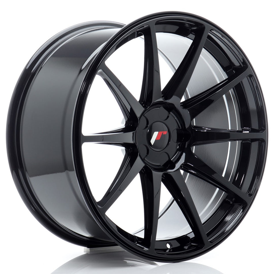 Japan Racing JR-11 Extreme Concave 20x10" (5 hole custom PCD) ET20-40, Gloss Black