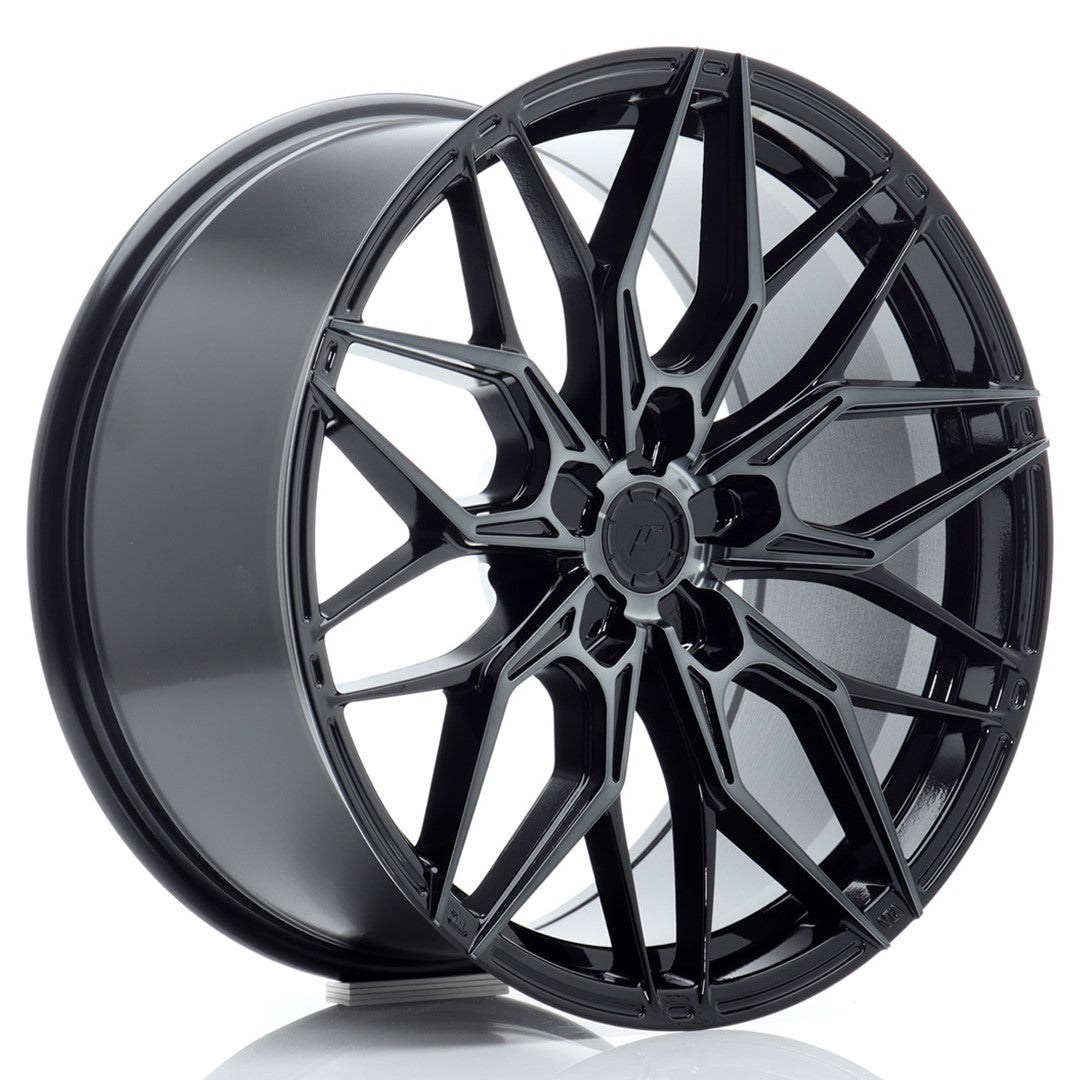 Llanta Japan Racing JR-46 19x9,5" 5 tornillos a medida ET20-45 negro brillo / frontal tintado