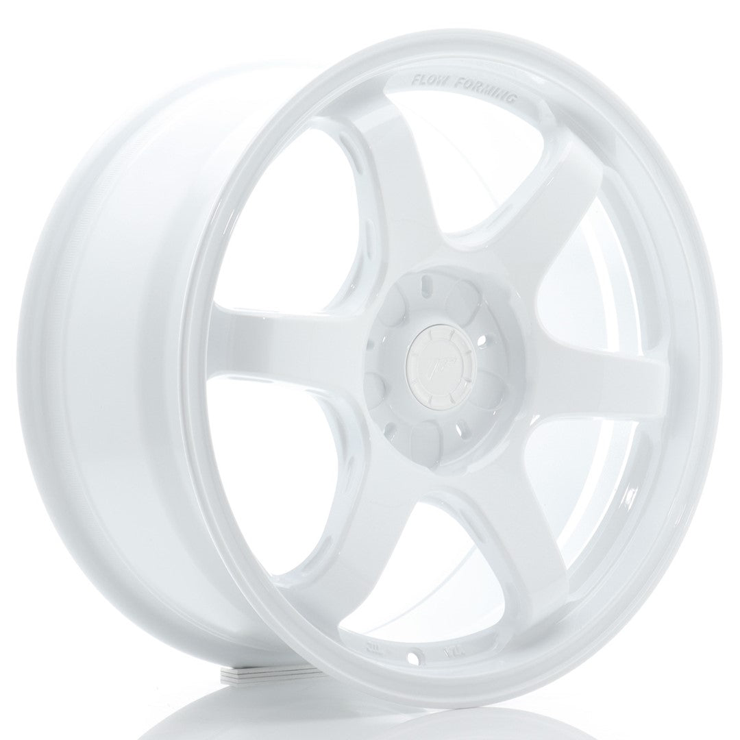 Llanta Japan Racing SL-03 Super Light 17x8" 5 tornillos a medida ET20-42 blanco
