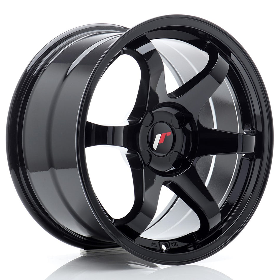 Japan Racing JR-3 Extreme Concave 17x9" (4 hole custom PCD) ET20-35, Gloss Black