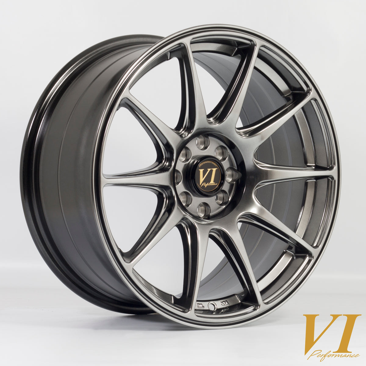 Llanta Rota BDR 17x8,25" 4x100/4x108 ET30 negro hyper