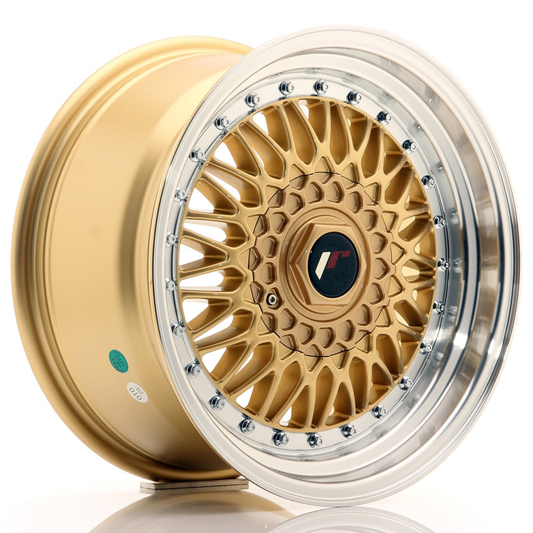 Llanta Japan Racing JR-9 16x8" a medida ET25 dorado