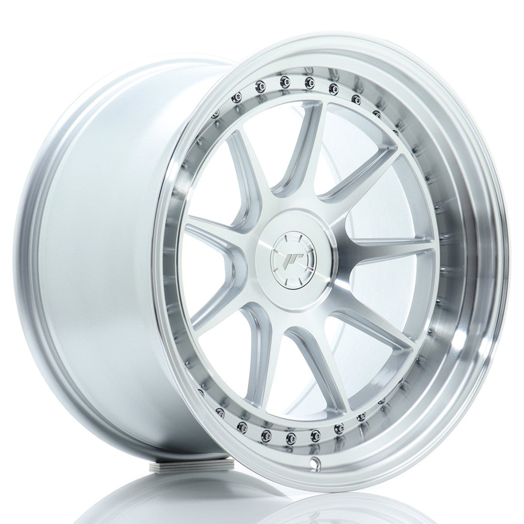 Llanta Japan Racing JR-47 19x11" 5 tornillos a medida ET0-25 plata