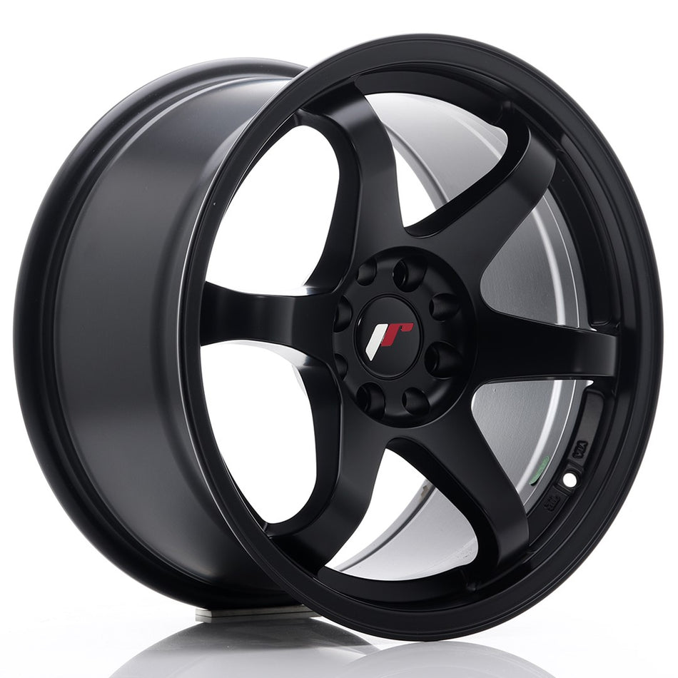 Japan Racing JR-3 17x9" 4x108/114.3 ET25, Flat Black