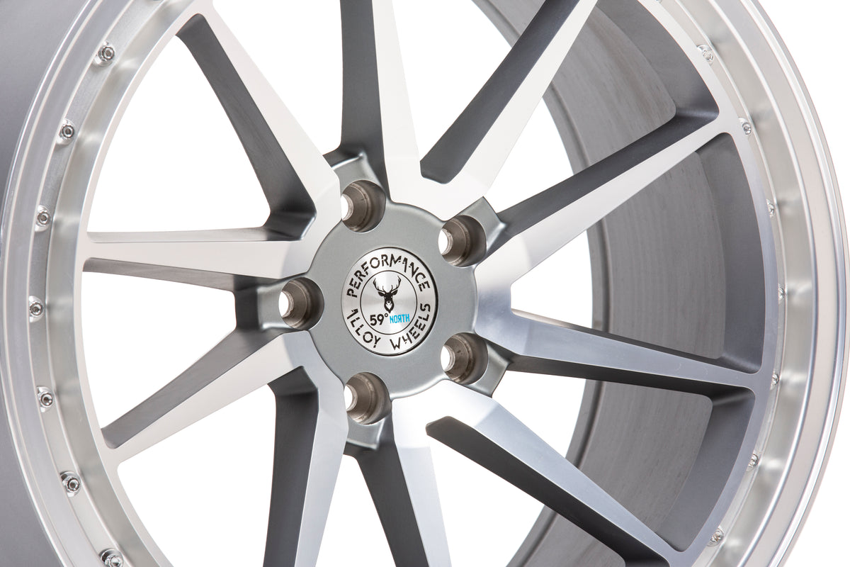 Llanta 59°North S-001 19x9,5" 5x112 ET40 plata mecanizada