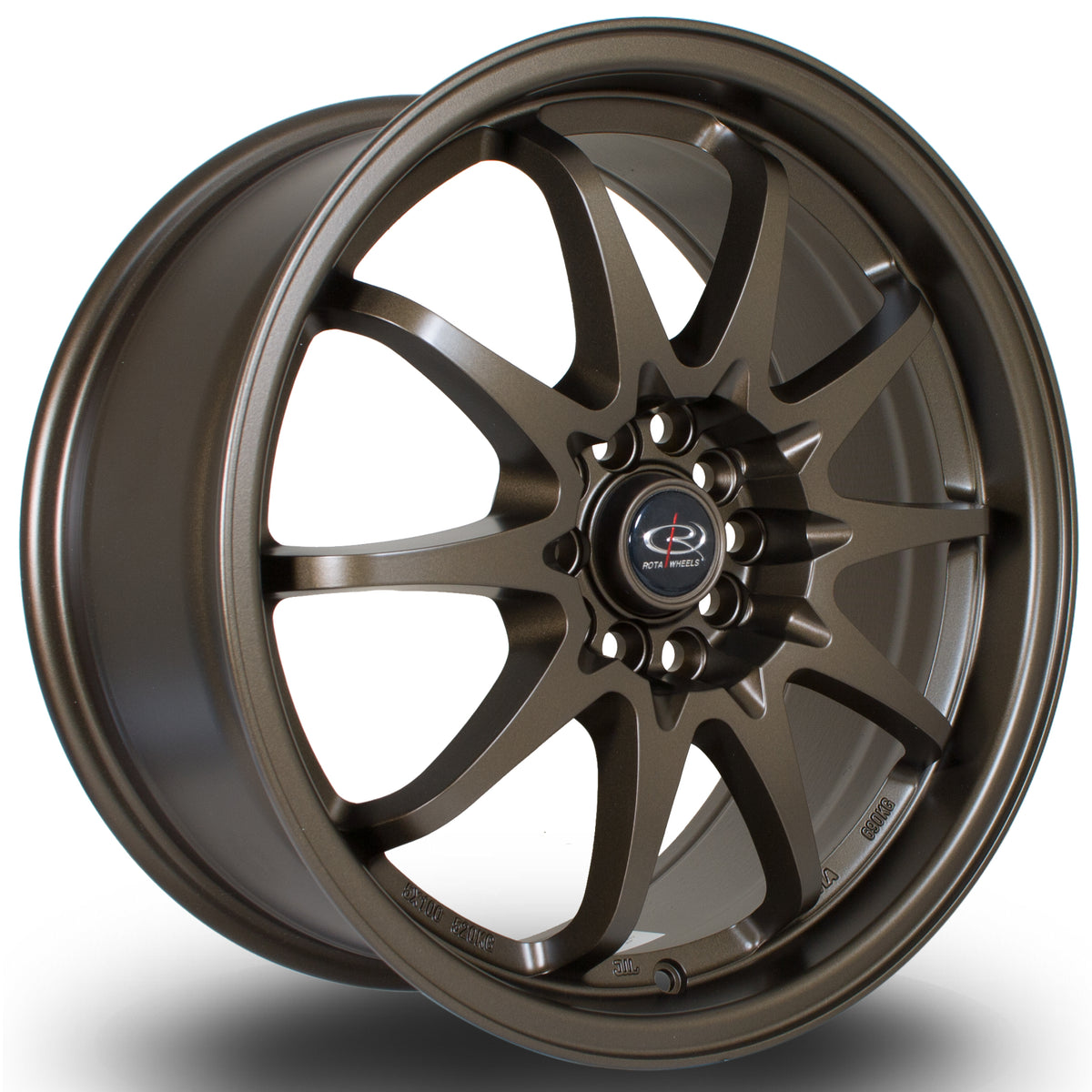 Llanta Rota Fighter 17x8" 5x100/5x114.3 ET48 bronce