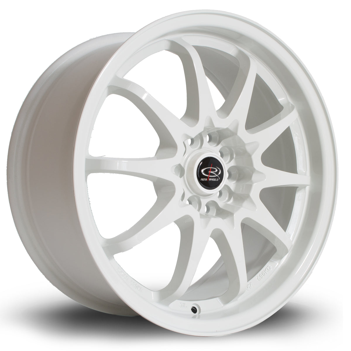 Llanta Rota Fighter 17x8" 5x100/5x114.3 ET48 blanco