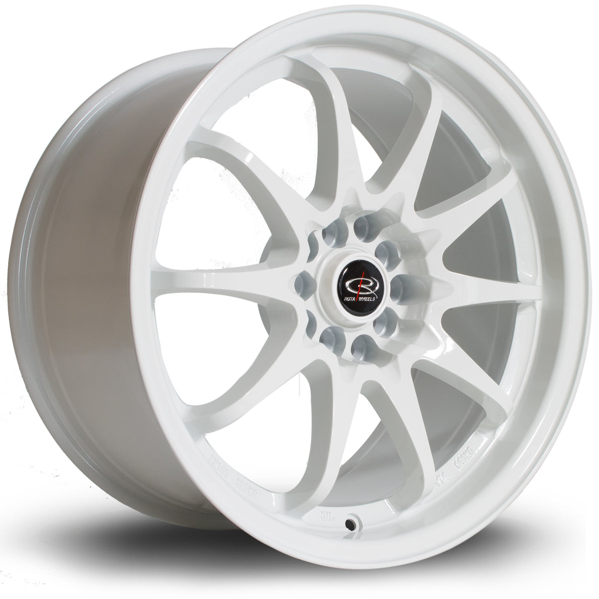 Llanta Rota Fighter 17x9" 5x100/5x114.3 ET50 blanco