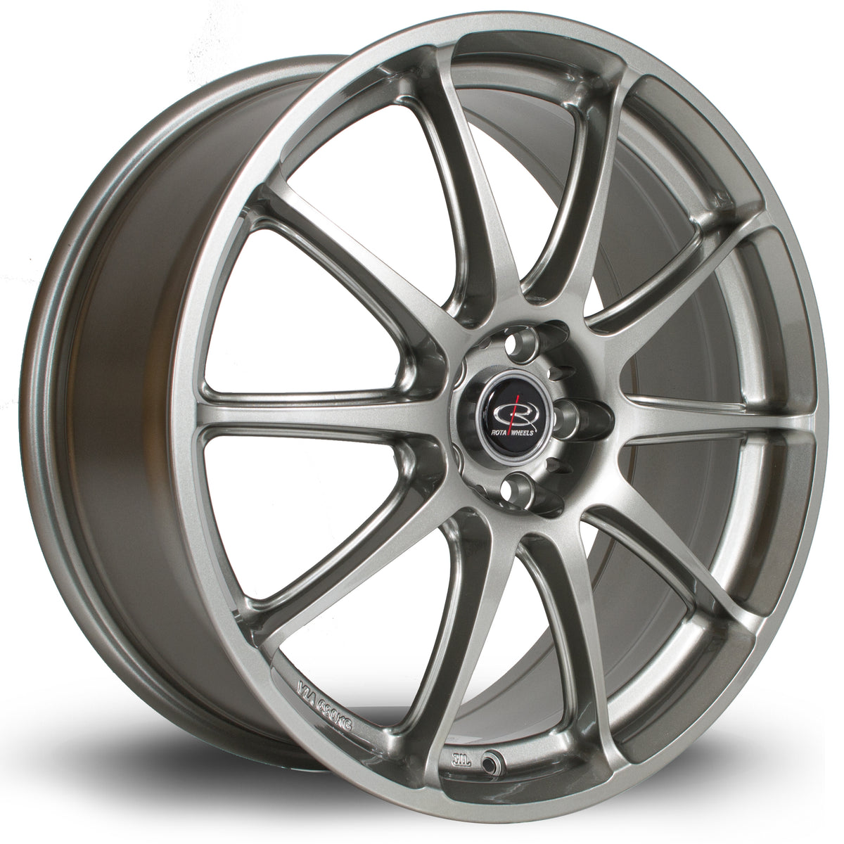 Llanta Rota GRA 18x7,5" 5x100 ET48 gris oscuro