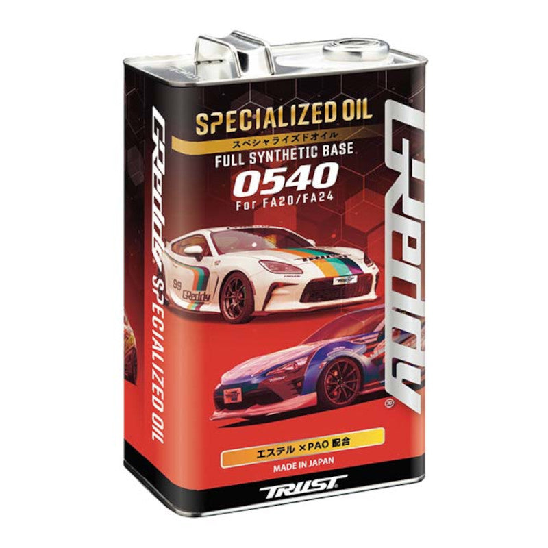 Aceite de motor GReddy 0540 Specialized 5W40 para FA20 y FA24 (5L, GT86/GR86 y BRZ)