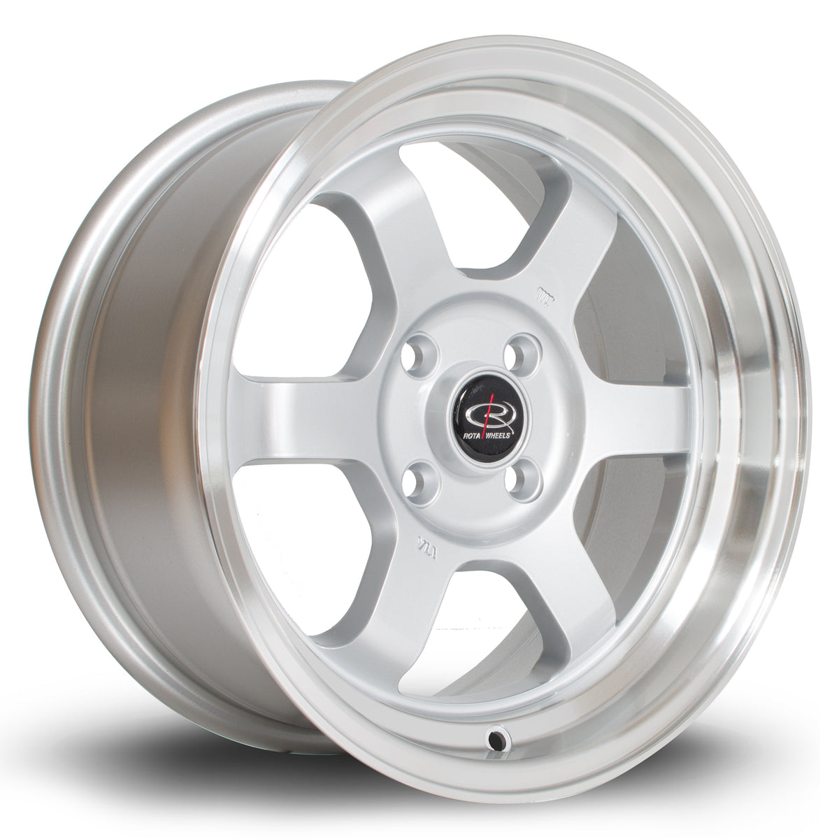 Llanta Rota Grid V 15x7" 4x108 ET20 plata