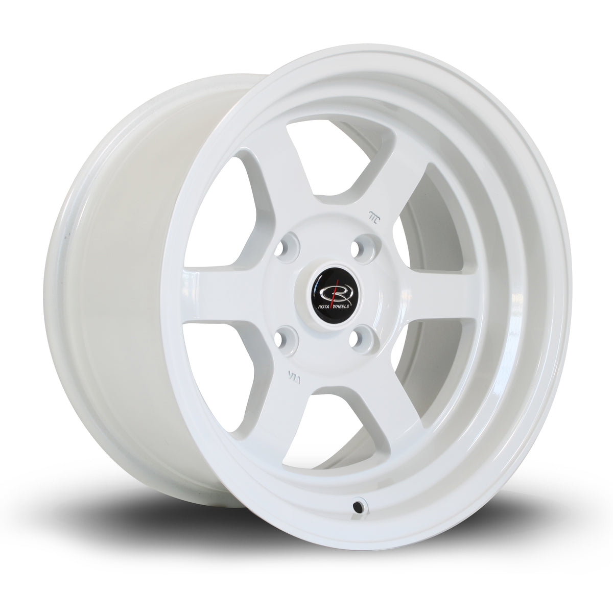 Llanta Rota Grid V 15x8" 4x100 ET0 blanco